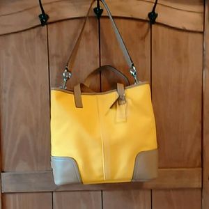 COACH Yellow Sunflower Hadley XL